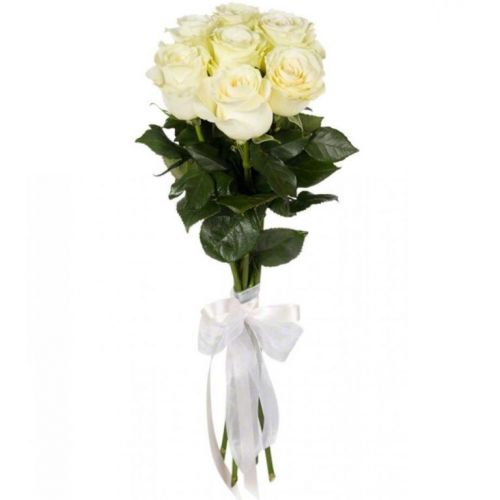 Букет 7 белых роз купить с доставкой по Нестерову